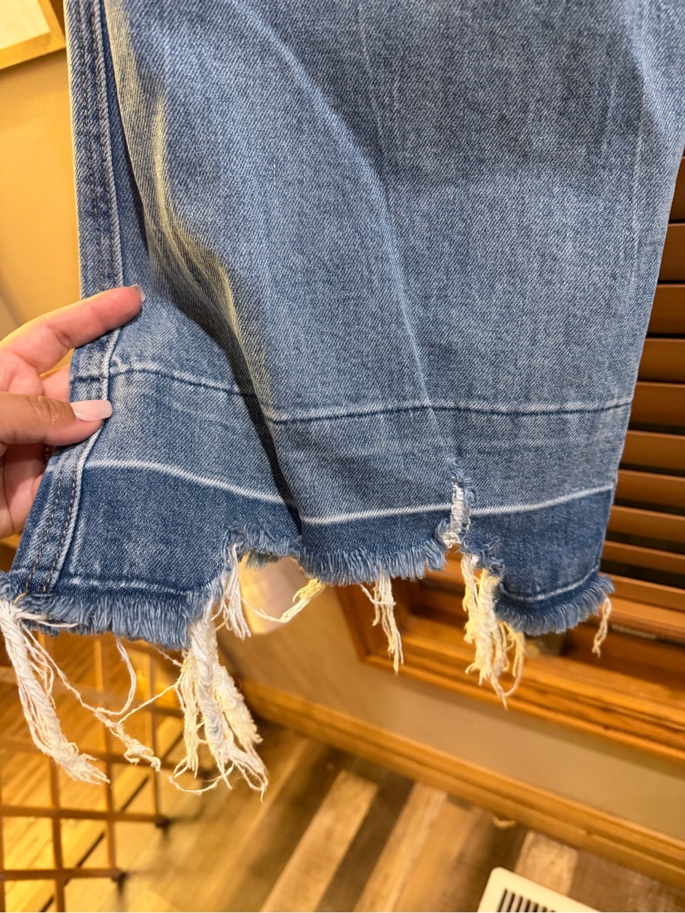 Light Blue High-Rise FlaredJeans - Women's Denim - Picture 3 of 7